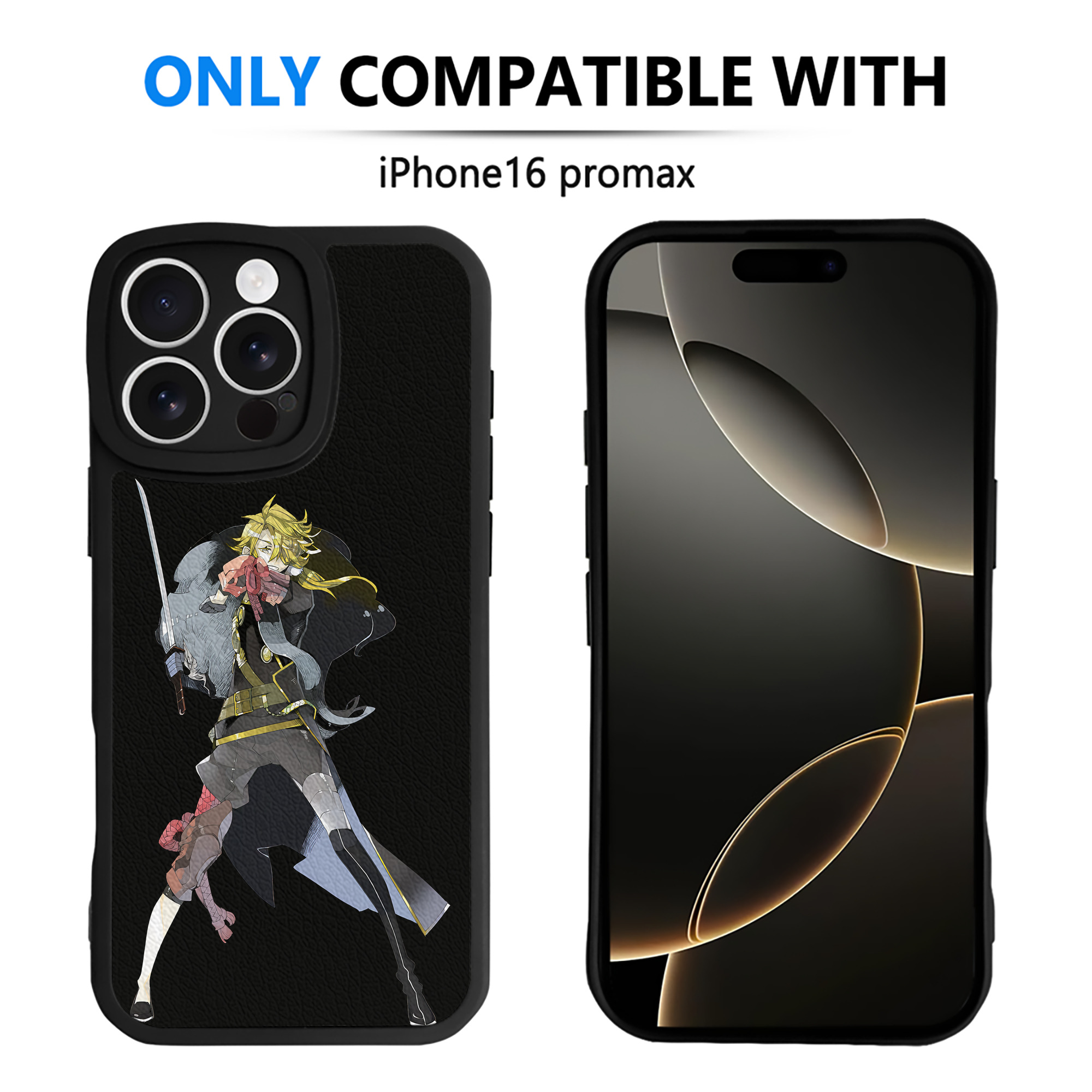 （画像用） 刀剣乱舞 Touken Ranbu 【iPhone 16シリーズ対応】シリコンスマホケース（レザー調） 材質：シリコン